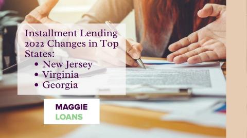 Installment Lending 2022 Changes in Top States